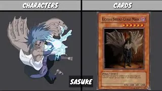 Naruto Characters As YuGiOh Cards