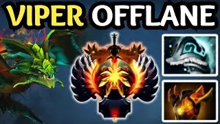 🔥 VIPER OFFLANE GUIDE | WHEN TO HARASS, WHEN TO FARM | DOTA 2 🔥