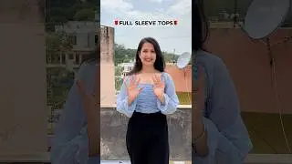 Full sleeve tops🌷🥰 #womenfashion #tops #topwear #modesttop #trendytop #meshtop #flipkarthaul