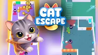 Try Watching Both Screens at Once 🤯 | Satisfying Cat Escape Gameplay
