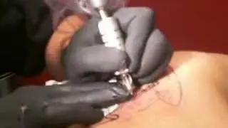 Steve King @ Ferry Street Ink, Everett MA Praying Hands Tat
