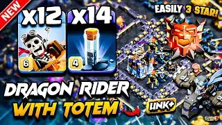 Th18 DRAGON RIDER Attack With TOTEM (Town Hall 18) Best TH18 Attack Strategy With DRAGON RIDER 2026