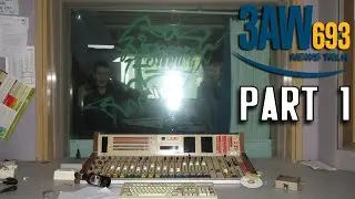 Заброшенная: радиостанция 3AW | Часть 1 | ВСТРЕЧА С БЕЗДОМНЫМ!