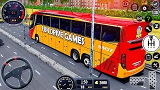 Offroad Bus Drive Simulator 3D - Real City Euro Coach Bus Driving 2024 - Android GamePlay