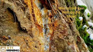Huge Mineralized Outcrop Carrying Gold & Silver!