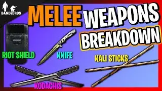 All Melee Weapons Breakdown Modern Warfare Warzone | Dual Kodachis VS Kali Sticks VS Combat Knife