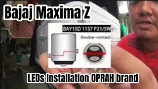 Bajaj Maxima Z | Palitan natin ng LEDs mga ilaw | Installation