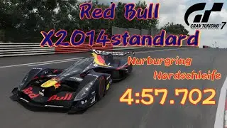 [GT7] --4:50.702-- Red Bull X2014 time attack at Nurburgring Nordschleife