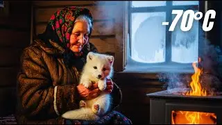 Elderly Woman Saves Arctic Fox Cub Freezing in Siberia at -71&deg;C❄️🦊