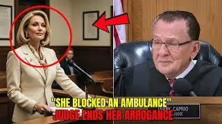CEO&rsquo;s Trophy Wife Blocks Ambulance &mdash; Judge Caprio Shuts Her Down Instantly!
