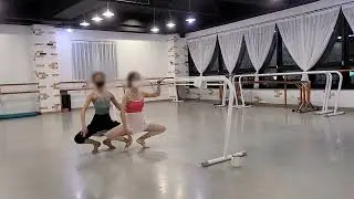 발레초보 한손바 개인레슨기록/한손바 플리에 폴드브라