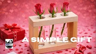 DIY Bud Vase for Your Sweetheart