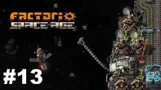 Factorio Space Age #13 - Первая космическая станция. (Прохождение)