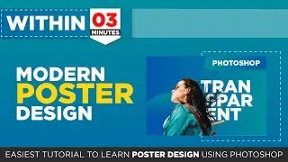 Photoshop | How to create a Poster/Banner/Flyer in Photoshop cc | Qedit