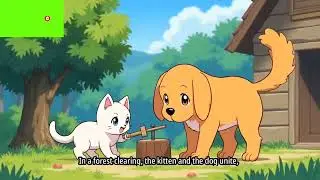  The peaceful forest shattered by a fierce, wind-driven fire.#AnimalFriendship