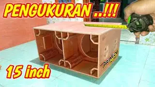 UKURAN BOX SPEAKER PLANAR BREWOG 15 INCH