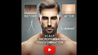 Scalpliners Scalp Micropigmentation (SMP) in Ashford.  #ScalpLiners #ScalpMicropigmentation #SMP