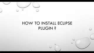 How to install eclipse plugin ?