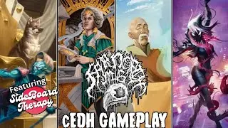 cEDH With Sideboard Therapy! Gwenom vs Yoshimaru Thrasios vs Monk Gyatso vs Rocco