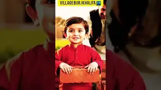 village Burj khalifa 🌃 must watch ⏰#shorts #explore  @theradiotv @MrBeast