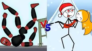 Kick & break the RAGDOLL BREAK 💔 🆚 Run now - stickman Gameplay part part 1