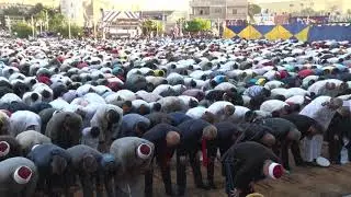 صلاة عيد الأصحى المبارك من مسجد الميناء الكبير بالغردقة