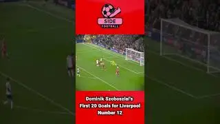 Dominik Szoboszlai's First 20 Goals for Liverpool number 12 #liverpool #liverpoolfc #thereds