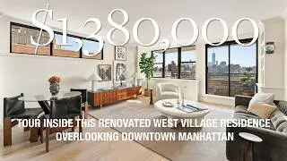 INSIDE a STUNNING WEST VILLAGE Condo with a Private BALCONY and JAW-DROPPING NYC SKYLINE Views!