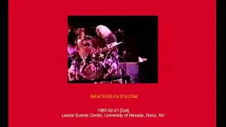 Jerry Garcia Band 1987-02-21 [Sat]Lawlor Events Center, University of Nevada, Reno, NV