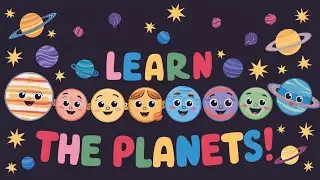 Learn the Planets w/ Fun Song for Preschoolers| Sing Along and Learn about Space for preschool