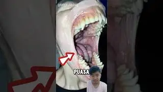 Viral makhluk aneh gigi banyak  #shorts