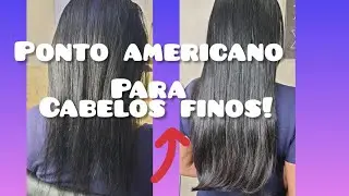 PONTO AMERICANO! é indicado para cabelos finos??? 》MegaHair