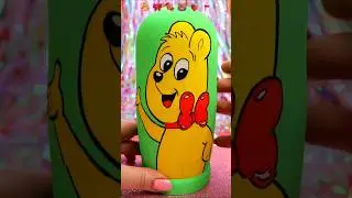 ASMR UNBOXING Haribo Candy Nesting Dolls Review ❤️#shorts #asmr #haribo #candy #trending #viral