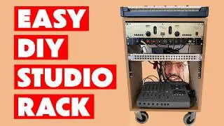 Build yourself an EASY Studio Equipment Rack QUICK and CHEAP.