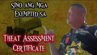 Sino ang mga Exempted sa Threat Assessment Certificate