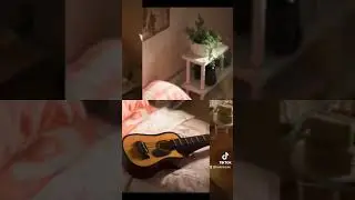 #Toyphotography set up using recycled backdrop ☺️ #miniature #dollhouse #guitar #diorama