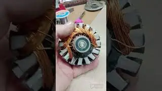 Reparación y Embobinado de motor dc de 24v