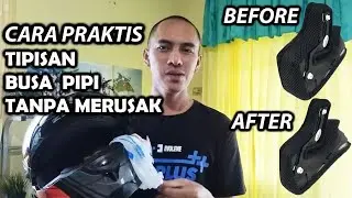 busa pipi helm fullface mu ketebalan ini solusinya