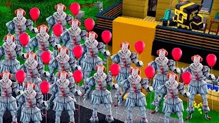 APOCALIPSIS de PAYASO IT en Mi Casa en MINECRAFT 😱