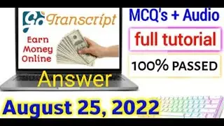 GoTranscript Test Answer - gotranscript test answers  August 2022 | August 2022 | #miteshamp