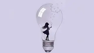 creative light bulb drawing with shading pencil #drawing#youtube #shadingpencil