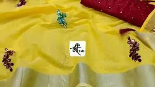 fancy chanderi cotton sarees. for more details contact my whattsapp no 9154306221, 9652856886