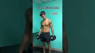 Bicipiti con manubri 💪🏻 #fitness #gym #workout