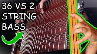 36 STRING vs 2 STRING BASS GUITAR BATTLE