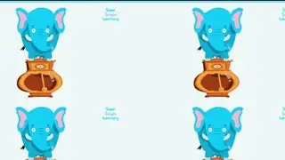 HICKORY DICKORY DOCK EFFECTS|| TUTORIAL || ELEPHANT 🐘🐘🐘 RHYMES ⌚⏰ ON THE CLOCK