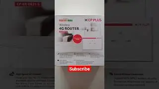 CP Plus Wireless 4G Router | All Sim Support | Unboxing 2024 #shorts #shortvideo
