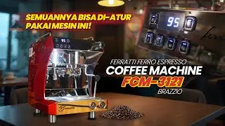 MESIN KOPI ESPRESSO BERKUALITAS! FERRATTI FERRO FCM-3121 BRAZZIO GLOSSY RED