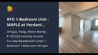RFO 1-Bedroom Unit : MAPLE at Verdant Towers