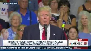 Trump Says Inner Cities More Dangerous Than &lsquo;War Zones&rsquo;