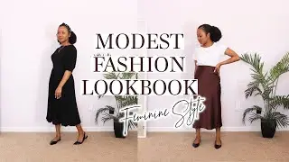Modest Fashion Lookbook 2021💕 Modest Outfits for Feminine Style!